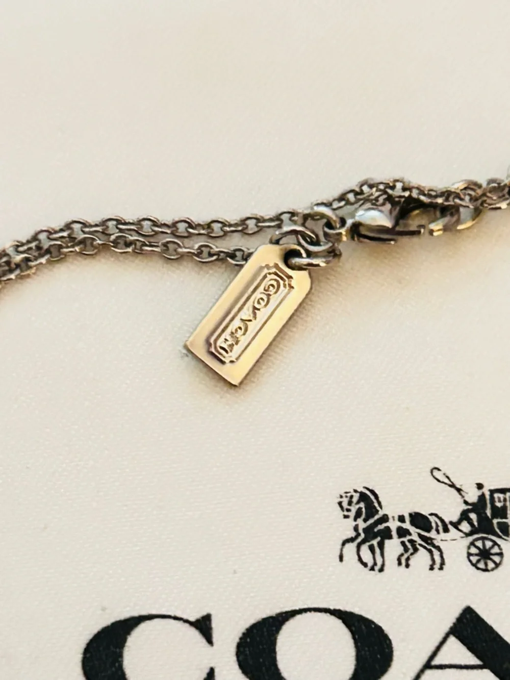Coach Swarovski Charm Necklace ( NECKLACE ONLY ) - Picture 12 of 12
